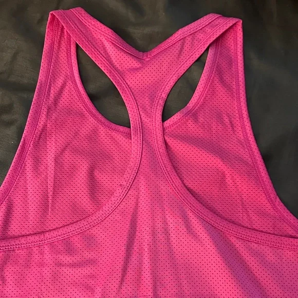 Zyia Active Women's Vibrant Pink Racerback Tank Top - Picture 3 of 4